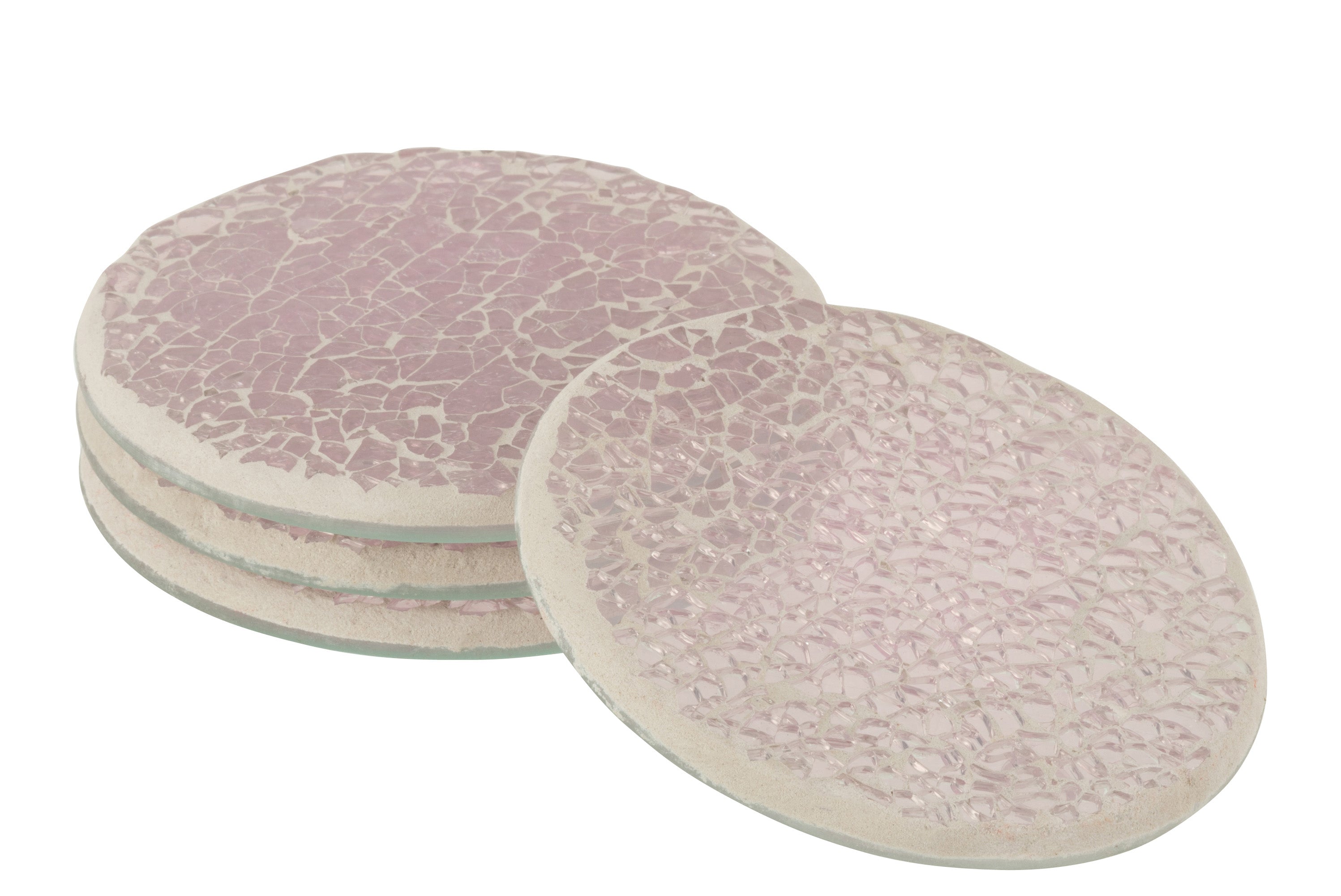 Onderzetters terrazzo roze