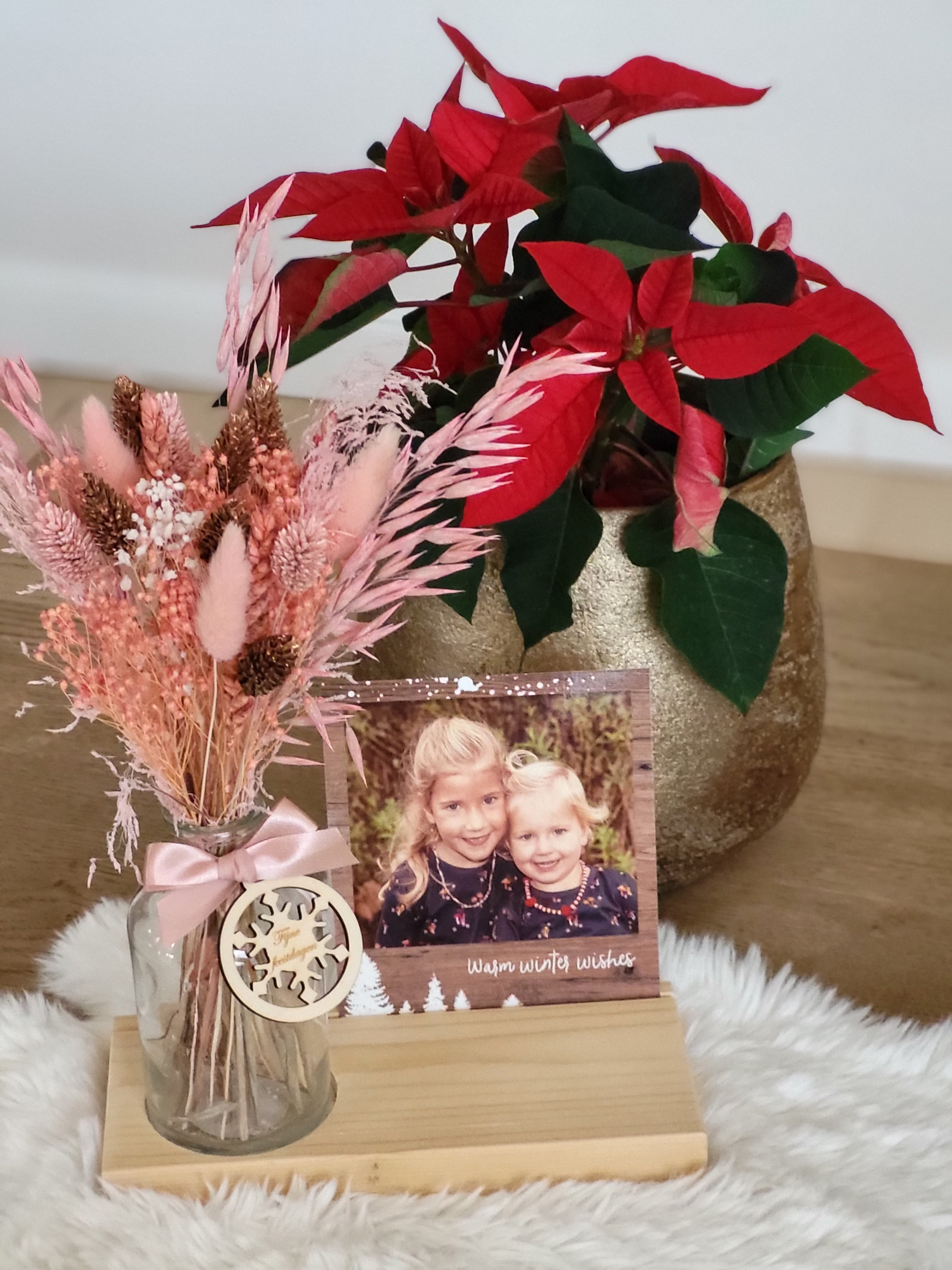 Fotohouder met droogboeket